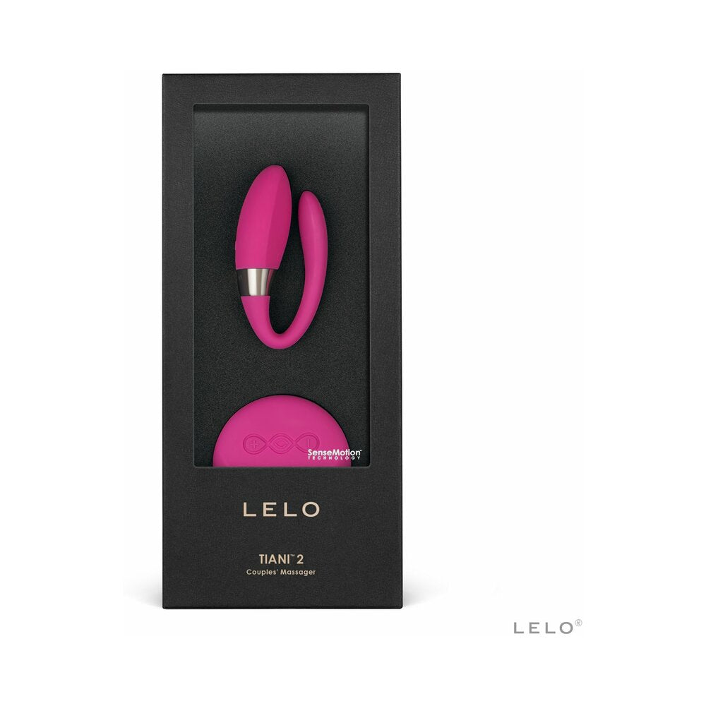 LELO TIANI 2 Rechargeable Dual Stimulation Couples Vibrator with Remote Cerise