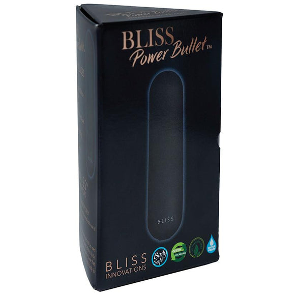 Bliss Power Bullet Vibrator Stimulator - Black