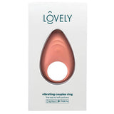 Lovely 2.0 Rechargeable App-controlled Vibrating Couples Ring - Soft Pink