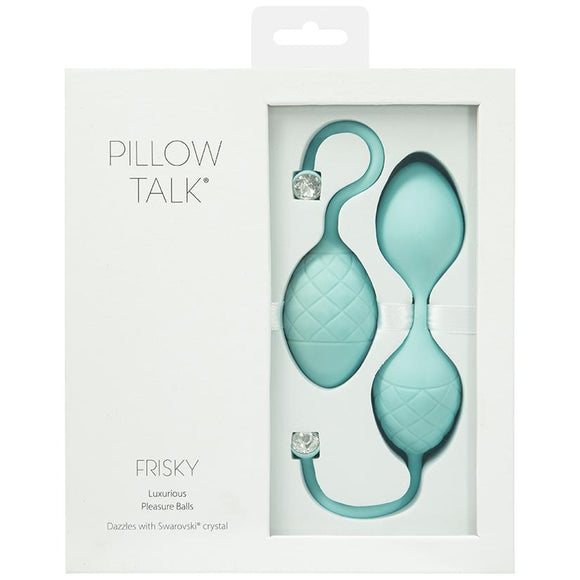 Pillow Talk Kegel Exerciser - Frisky Teal or Frisky Pink