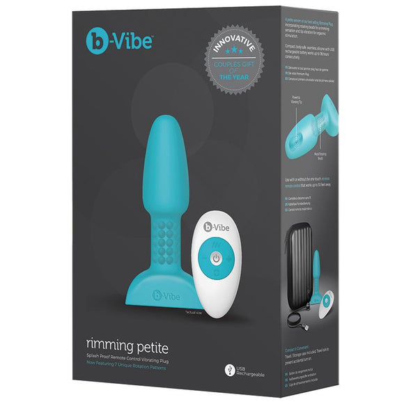 B-Vibe Rimming Plug Petite - Multiple Colors