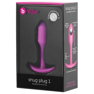 B-Vibe Snug Plug 1 - Multiple Colors