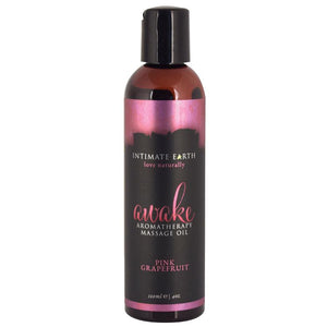 Intimate Earth Aromatherapy Oil Awake 4 oz. - Pink Grapefruit