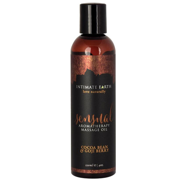 Intimate Earth Aromatherapy Oil Sensual 4 oz. - Cocoa Bean/Goji