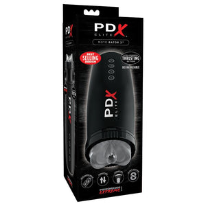 PDX Elite Moto Bator 2 Thrusting and Vibrating Masturbator