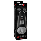 PDX Elite Ultimate Milker Rechargeable Hands-free Vibrating and Revolving Masturbator with Sound