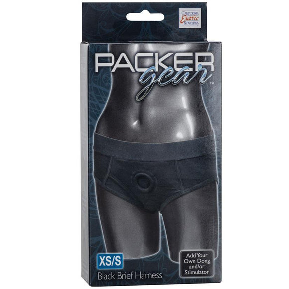 Packer Gear Brief Harness - Black - Multiple Sizes