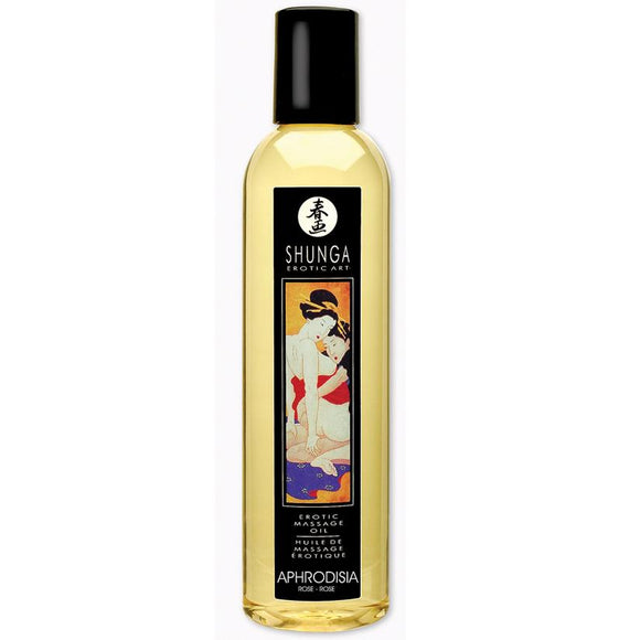 Shunga Erotic Massage Oil Aphrodisia 8.4 oz. - Roses