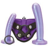 Bend Over Intermediate Vibrating Strap-on Harness Kit - Purple Haze