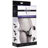 Strap U Double Take 10X Vibrating Double Penetration Strap-on - Purple or Black