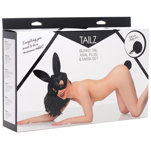 TAILZ Bunny Mask and Tail Anal Plug Set